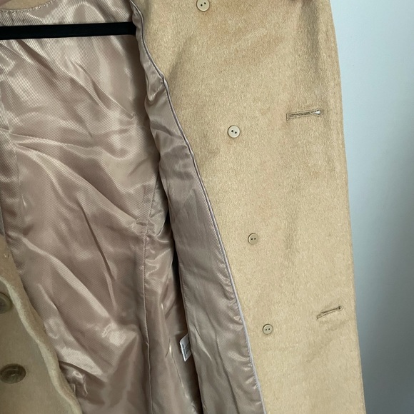 Calvin Klein tan wool coat, size 6 - Picture 11 of 15
